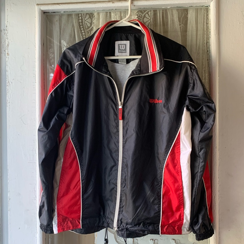 EUC mens Wilson windbreaker nylon size small